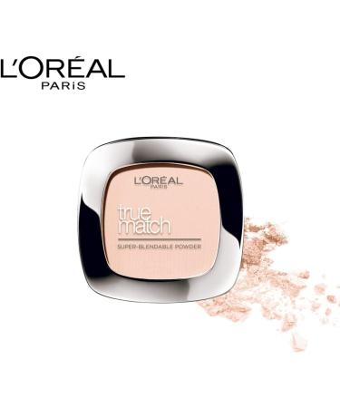 L'Or al Paris Powder Foundation Super-Blendable With Hyaluronic Acid Light Texture for a Flawless Finish True Match Perfecting Powder C2 (Pack of 2) 2C - Rose Vanilla 9 g (Pack of 2) - Buy Online on GoSupps.com