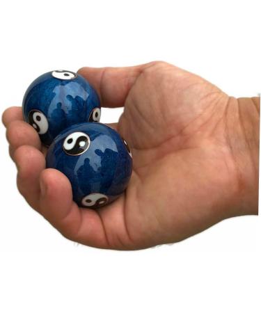 Frcolor 3-Pack Hand Massage Balls - Jade Baoding Balls for Fitness & Relaxation | Red & Blue Gym Massage Balls for Health | Durable Asian Exercise Stress Relief - Buy Online on GoSupps.com