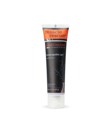 Peaceful Mountain Muscle Rescue Homeopathic Gel - for Muscle discomfort with Arnica and Comfrey - 2oz
