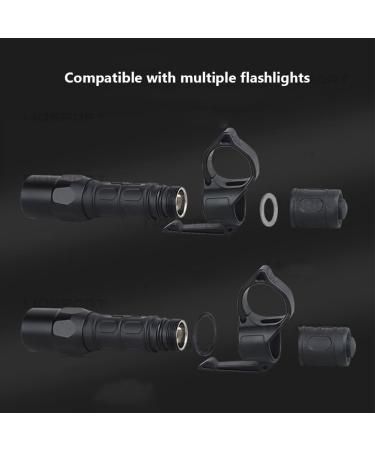 Flashlight Adapter Ring for 1 Inch Inner Diameter Lights Nylon Lightweight Flashlight Ring Portable Flashlight Adapter Ring Compatible for Light HLHL/HLHL-XX Black - Buy Online on GoSupps.com