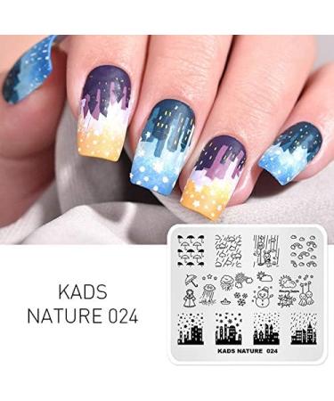 Kad's Nail Stamping Plate NA024 - Sun Doll Rabbit Rainbow Designs for DIY Nail Art & Decoration - International Shipping Available - Buy Online on GoSupps.com