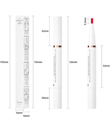 Jawseu 3 in 1 Gel Nail Polish Pen - One Step LED UV Nail Art Polish Set for Salon Quality Manicures - Buy Online on GoSupps.com