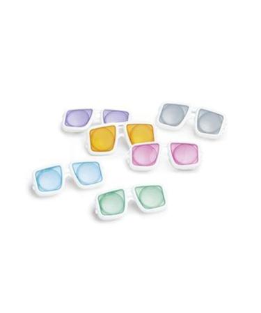 Contact lens case SUNGLASSES for soft contact lenses green