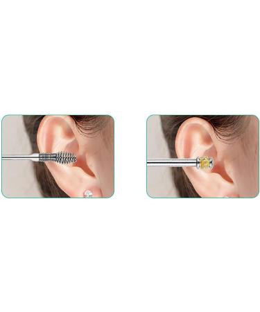 Aoyuexi 6 Pcs Ear Wax Removal Set - Stainless Steel Earwax Remover Kit with Storage Bag for Adults & Kids - Buy Online on GoSupps.com
