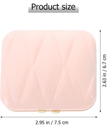 Milist Portable Contact Lens Case Kit with Mirror - Pink Contact Lens Organizer for School Home & Travel - Buy Online on GoSupps.com