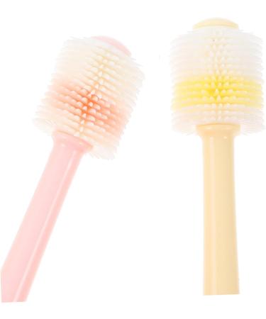 Hapinary 3-Pack Silicone Toothbrush for Babies | Gentle Oral Care & Cleaning Brush | Safe & Effective Baby Tooth Cleaning Solution - Buy Online on GoSupps.com