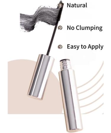 Black mascara with small brush for underfine eyelashes voluminous longwearing smudgeproof and waterresistant natural look - Buy Online on GoSupps.com
