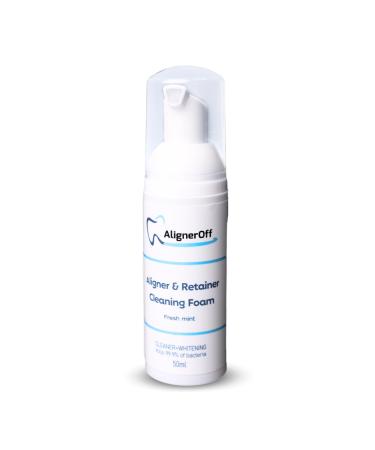 Aligner Cleaning Foam | Whitening Teeth Retainer Cleaner Foam | Compatible with invisalign Clear Aligners Retainers Nightguards and Dentures| Can Substitute Toothpaste|Cleaner and Brighter Smile