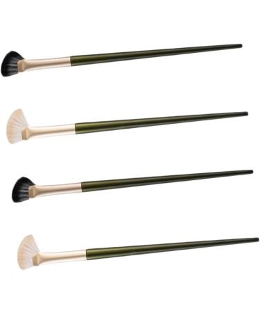 Healeved 8 Pcs Nose Shadow Brush Angled Eyeshadow Brush Concealer Brush Nose Makeup Brush Wooden Handle - Buy Online on GoSupps.com