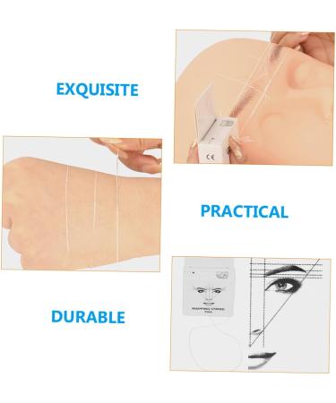 Hemoton 4pcs Eyebrow Shaping Tool Cosmetic Measuring Tools Eyebrow Mapping Tool Measuring Ruler Portable - Buy Online on GoSupps.com