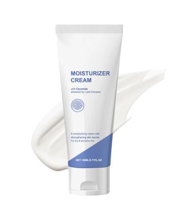 Ceramide Moisturizing Face Cream - Moisturiser Face Women - Anti aging Face Cream for Women - Deeply Nourishes Skin - Skin Lightening Cream - Light Texture and Easy Absorption