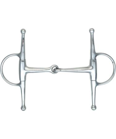 Shires Full Cheek Eggbutt Snaffle Silver 5" - Buy Online on GoSupps.com