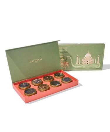 VAHDAM Weekend In Taj Mahal Gifts (50+ Cups) Indian Tea Travel Tea Gift Set Travel Gifts | Chai Tea Black Tea Herbal Tea | Christmas Tea Gifts Christmas Gifts For Women Men & Adults Weekend in Taj Mahal Tea Gift Set