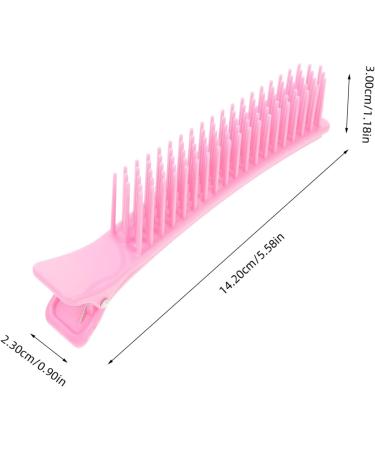 NUSITOU Hair Salon Clip Hairdresser Clip Barber Grips Hair Sectioning Clips Salon Accessories Grip Clips for Hair Sectioning Hairdressing Hairpin Hair Styling Tools Hair Styling Clip 14.20X3.00X2.30CM Pink - Buy Online on GoSupps.com