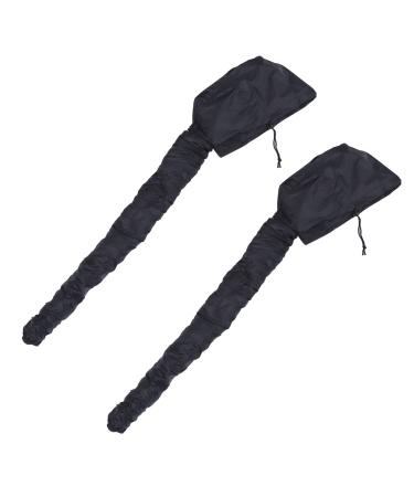 Beatifufu 2pcs Dry Hair Cap Portable Hair Salon Cap Thermal Conditioning Cap Salon-use Hats Caps