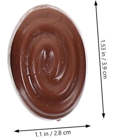 HOMSFOU 12pcs Chocolate Decor Shop Display Prop Faux Dessert Bulk Pvc Little Vacation - Buy Online on GoSupps.com