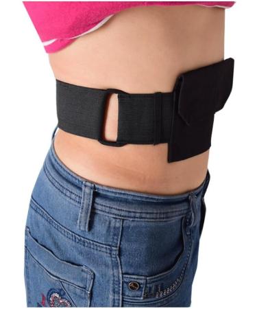 Comfortable Peritoneal Dialysis Cover | PD Belt & G/Peg Feeding Tube Holder - Abdominal Fixation Nursing for Patients (98-115CM) - Black - Buy Online on GoSupps.com