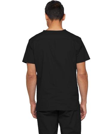 Dickies Xtreme Stretch Men's V-Neck Scrub Top Medium Black - Buy Online on GoSupps.com