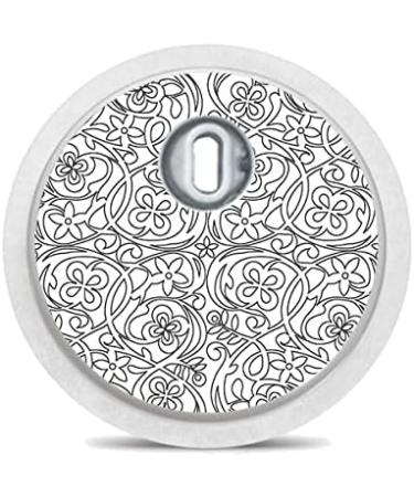 FreeStyle Libre 3 Sensor Sticker Set - 10 Black & White Stickers for Sensors | Diasticker - International Shipping Available - Buy Online on GoSupps.com