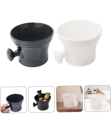 Fomiyes 2-Piece Ceramic Makeup & Shaving Bowl Set - Skin Care & Wet Shaving Tools - International Shipping Available - Buy Online on GoSupps.com