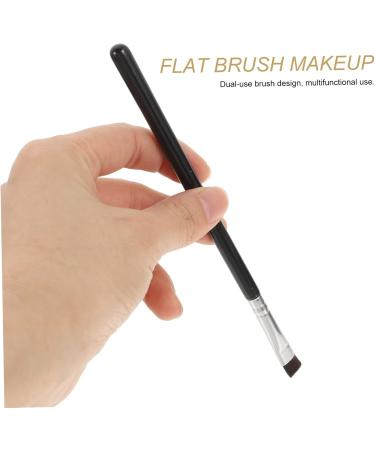 Baluue 30 Pcs Flat Eyebrow Brush Eyeliner Makeup Brush Flat Eyeliner Brush Eye Brush Artificial Fiber Black - Buy Online on GoSupps.com