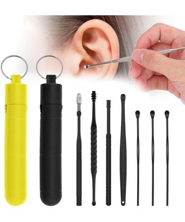 MACIMO 7PCS Ear Cleaner Earwax Removal Tool Set - Reusable Ear Cleaning Spring Spoon Kit (Color B) - Buy Online on GoSupps.com