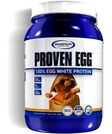 Gaspari Nutrition Proven Egg 100% Egg White Protein Salted Carmel 2 lb (900 g)