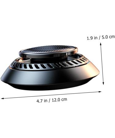 GLEAVI Solar Car Aromatherapy Diffuser | Mini Air Freshener & Dashboard Decor | Zinc Alloy Clip | International Shipping - Buy Online on GoSupps.com
