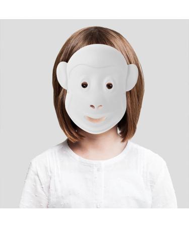 Imikeya White Hand-Painted Masquerade Masks - Perfect for Decorating & Crafting | Empty Carnival Cat Masks - Buy Online on GoSupps.com