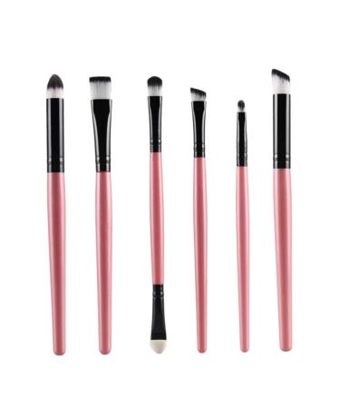 FOMIYES 6pc Set Makeup Brush Cosmetics Brush Eye Shadow Brush Portable