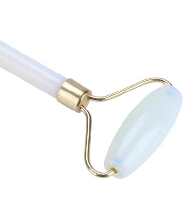Verdant Touch Artificial Jade Roller - Double Head Face & Eye Massager | Anti-Aging Beauty Tool - Buy Online on GoSupps.com