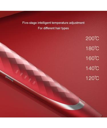Fully Automatic Electric Rotating Curling Iron | Big Waver Hair Curler - Red 33.5cm - International Shipping - Buy Online on GoSupps.com