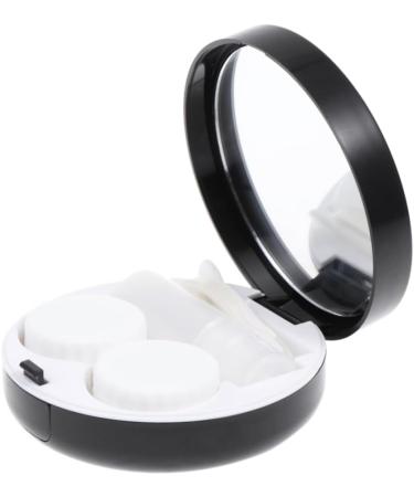 PartyKindom 3-Piece Invisible Contact Lens Case Set with Mirror - Colorful Lens Storage Box for Safe Travel - Buy Online on GoSupps.com