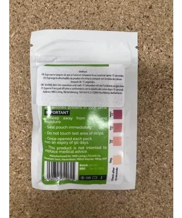 NKD Living Ketone Test Strips (100 Count) for Accurate Urine Ketone Detection - Buy Online on GoSupps.com