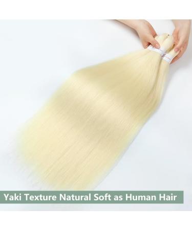 YDDM Pre-Stretched Braiding Hair Extensions 32 Inch - 6 Packs Jumbo Braids - Golden 613# Kunsthaar for Braid Art - Buy Online on GoSupps.com