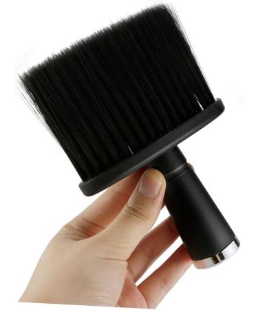 Ipetboom Hair Brush Barber Hair Remover Duster Beard Brush Hair Sweep Brush Hair Cutting Brush Neck Duster Brush Neck Brush Haircut Duster Shaving Brush Clean Hairdressing Tool 14x10cm Black - Buy Online on GoSupps.com