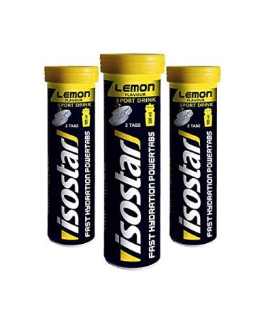 Isostar Fast Hydration Powertabs Lemon, Pack of 3