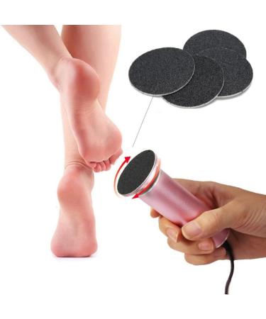 60 Pieces Replacement Sandpaper Discs for Electric Foot File Self-Adhesive Remover Tool Sandpaper Pad Disks Replaceable for Men Women Dead Cracked Hard Skin (Coarse 100 Grit) - Buy Online on GoSupps.com