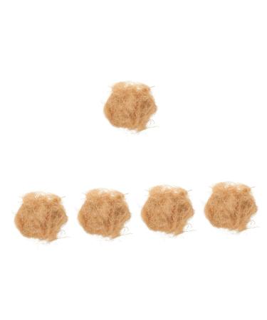 Yardwe 5 pieces 1 Bast grass silk bed linen Material for nesting bird's test material nesting material for Kolibris bird house material Accessories for bird's nest small parrot 22.00x12.00cmx5pcs as shown x 5 pieces