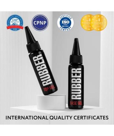 Kodi Professional Rubber Base & No Sticky Top Coat Set - 30ml Gel Nail Polish for Soak Off LED/UV Use - Big Size No Brush - Buy Online on GoSupps.com