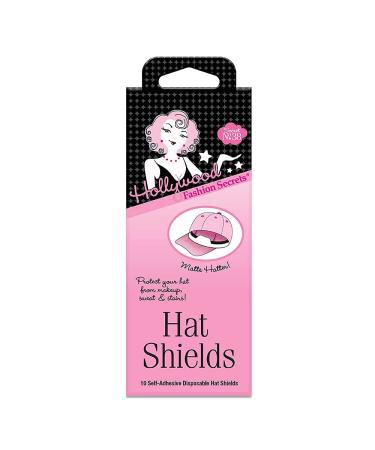 Hollywood Fashion Secrets Hat Shields - 10 Count Disposable Hat Liners for Sweat & Makeup Protection - Buy Online on GoSupps.com