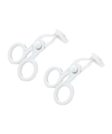 Perfeclan 2x Eye Cares Contact Lens Inserter for Women and Girls Outdoor Compact Contact Lens Carrying Aids White