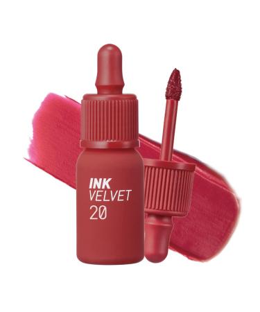 Peripera Ink the Velvet Lip Tint  Liquid Lip (0.14 fl oz  020 CLASSY PLUM ROSE)
