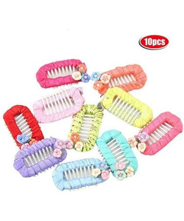 10Pcs Cute Flower Pet Hair Clips | Dog & Cat Grooming Headwear Accessories - Buy Online on GoSupps.com