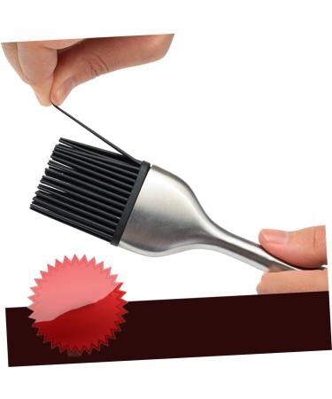Zerodeko 2pcs Cake Tools Pastry Brush for Baking T Tool Basting Brush Grill Brush Stainless Steel Oil Brush medium Silver - Buy Online on GoSupps.com