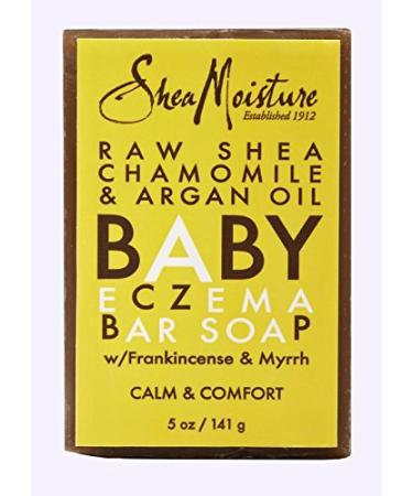 SheaMoisture Baby Eczema Bar Soap Raw Shea Chamomile & Argan Oil 5 oz (141 g)