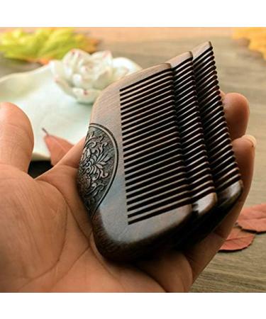 fumooa Pocket Comb Sandalwood Super Narrow Dent Wood Combs Static Lice Beard Comb Hairstyle Sandalwood Comb - Buy Online on GoSupps.com