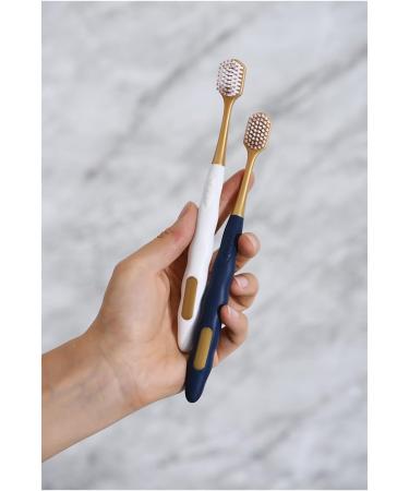 Upgraded Soft Hair Manual Toothbrush Set for Adults - 6 Pieces | All-Round Gingival Care & Stylish Design - International Shipping - Buy Online on GoSupps.com