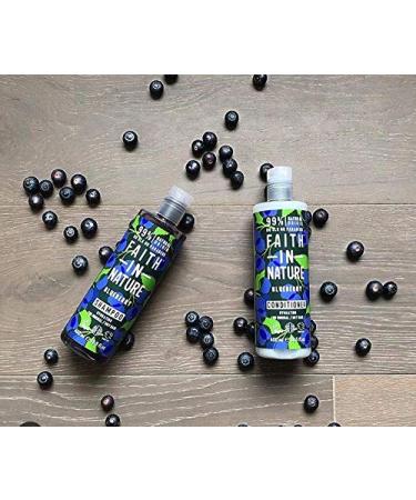 Faith in Nature Blueberry Care - Vegan Moisturizing Hair Shampoo Paraben & SLS Free 400ml for All Hair Types - Buy Online on GoSupps.com