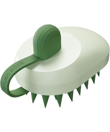 Premium Waterproof Silicone Hair Massage Device - Colorful Scalp Scrubber for Men & Women | Rosixehird Green - Buy Online on GoSupps.com